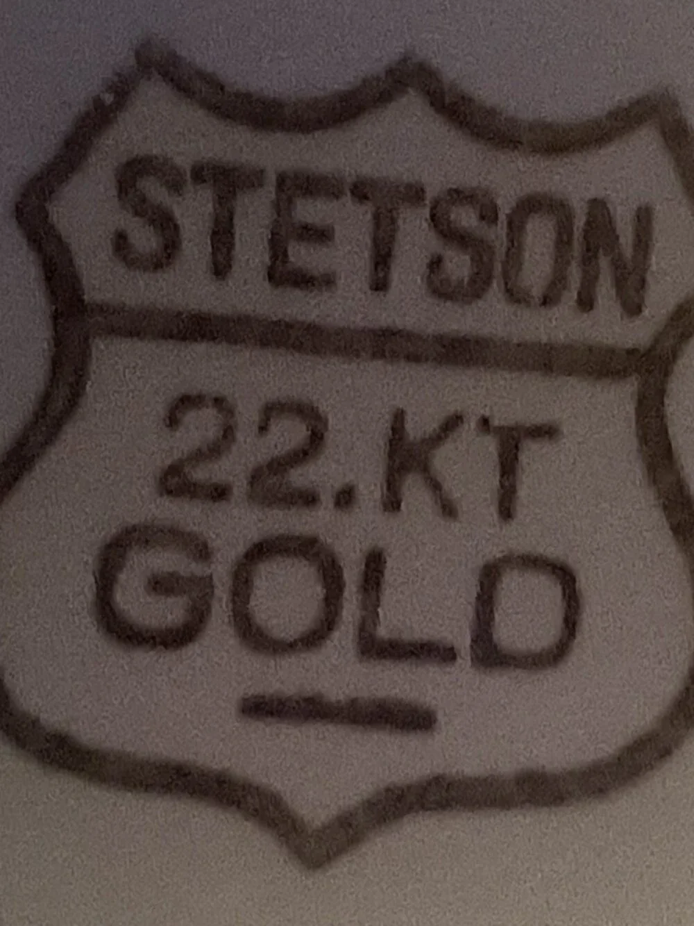 Vintage Stetson China 22Kt Gold 10” Plates Set 4 Pc Set - Picture 2 of 4